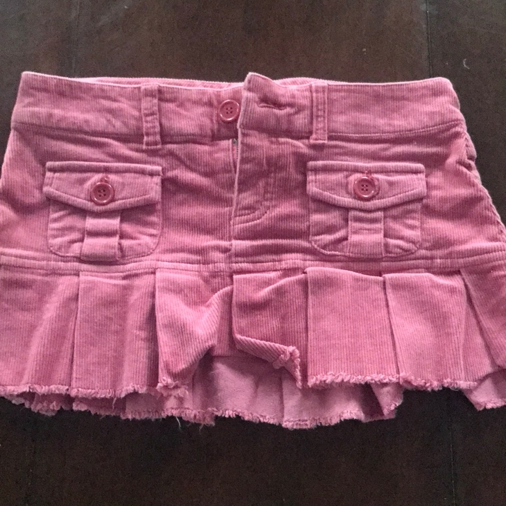 Forever21 Pink Corduroy Mini Skirt size small